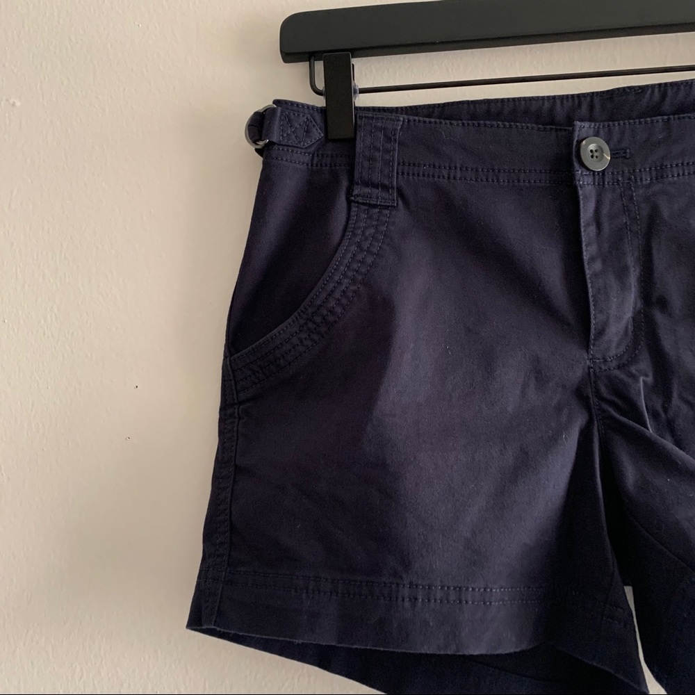 Athleta | Navy Adjustable Outdoor Hiking Shorts - Picture 2 of 6